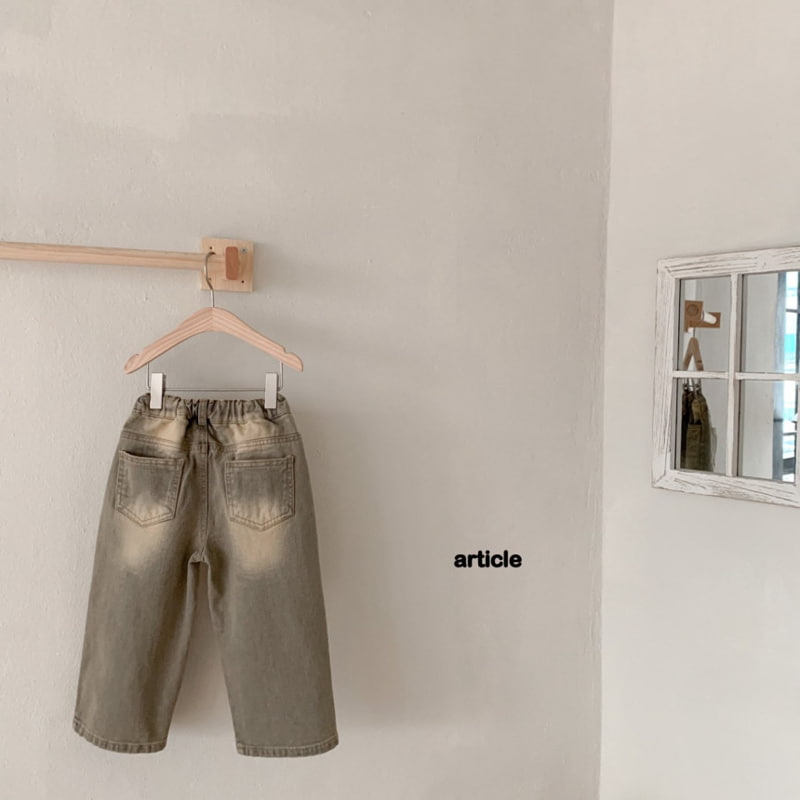 Article - Korean Children Fashion - #designkidswear - Bready Denim Pants - 6