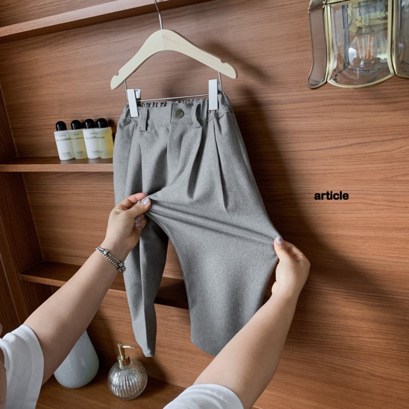 Article - Korean Children Fashion - #prettylittlegirls - House Two Tuck Pants - 3