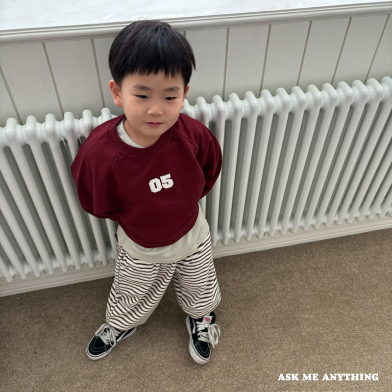 Ask Me Anything - Korean Children Fashion - #childofig - Number 5 Sweatshirts - 4