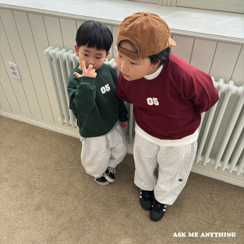 Ask Me Anything - Korean Children Fashion - #designkidswear - Number 5 Sweatshirts - 6