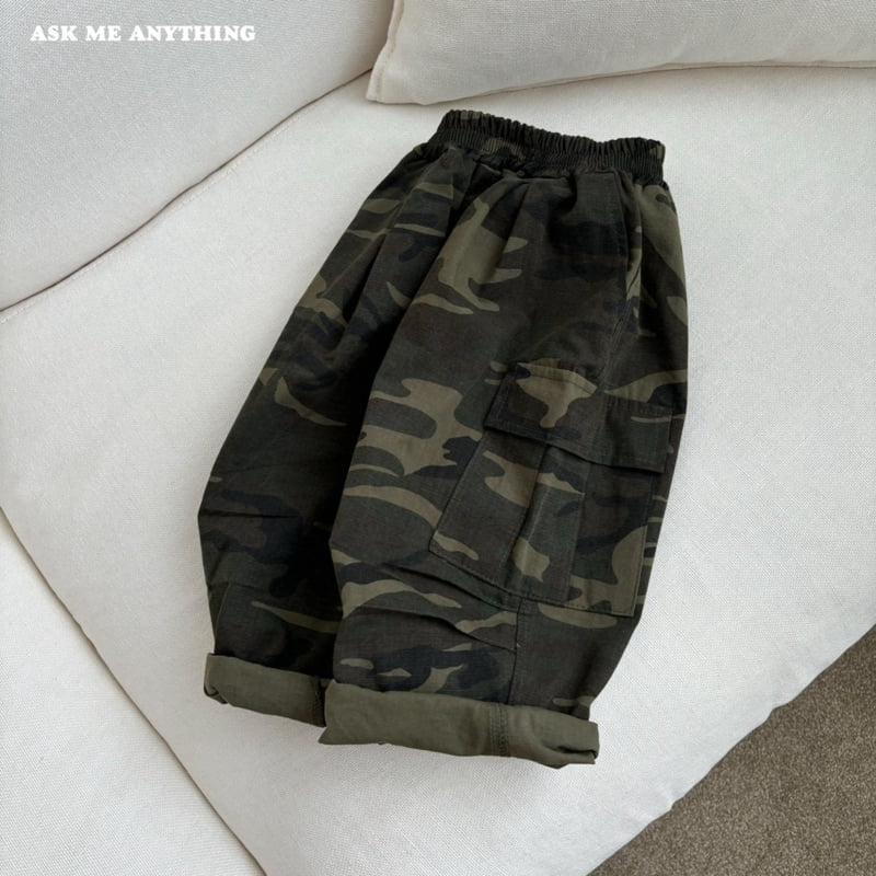 Ask Me Anything - Korean Children Fashion - #discoveringself - Camo Cargo Pants