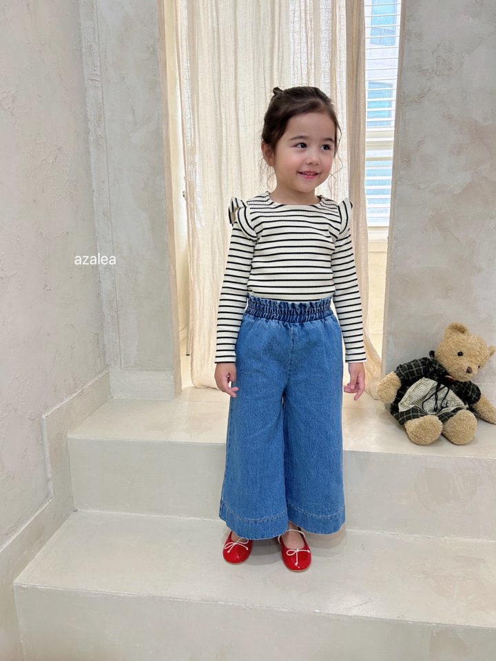 Azalea - Korean Children Fashion - #childofig - Sticky Stripe Tee - 7