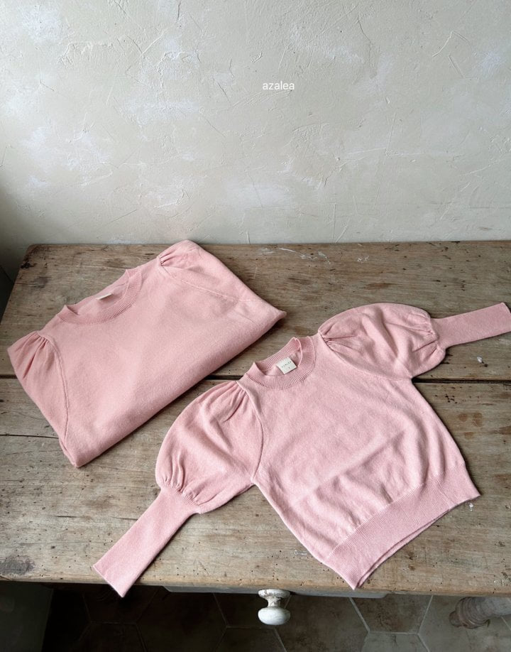 Azalea - Korean Children Fashion - #childofig - Cotton Knit Pullover with Mom - 2