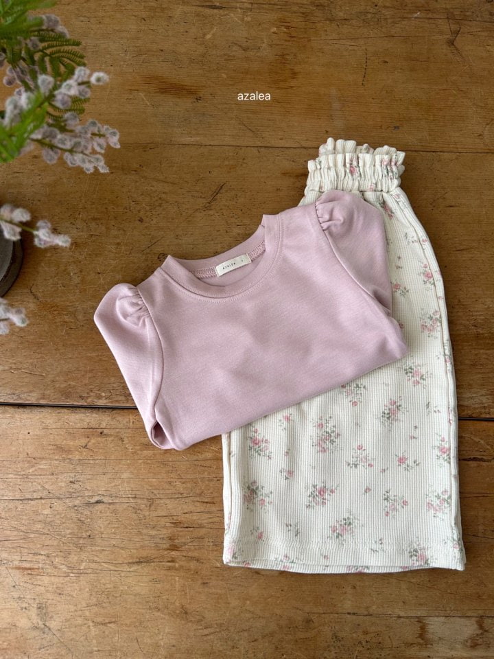 Azalea - Korean Children Fashion - #childrensboutique - Cotton Flower Pants - 9