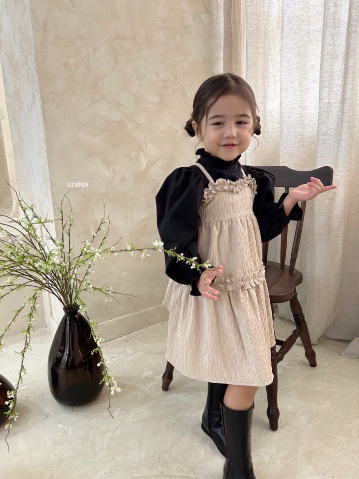 Azalea - Korean Children Fashion - #designkidswear - Mine Pintuck Blouse - 10