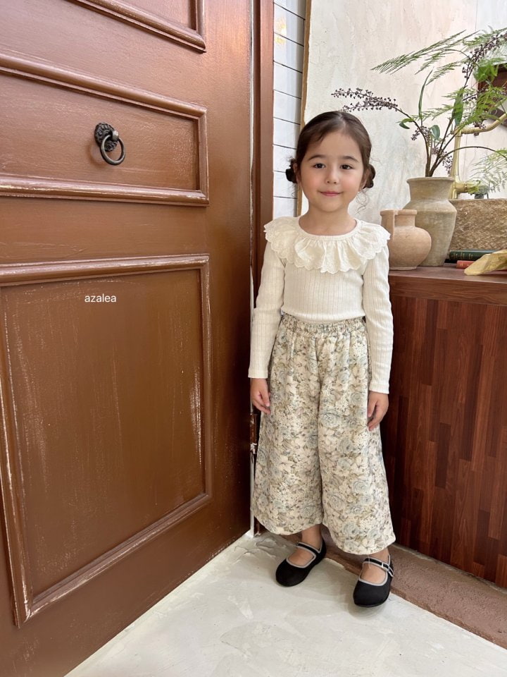 Azalea - Korean Children Fashion - #designkidswear - Love Eyelet Tee - 5