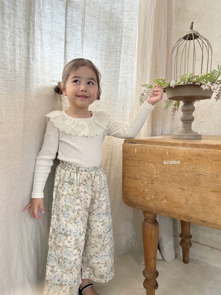 Azalea - Korean Children Fashion - #discoveringself - Love Eyelet Tee - 6