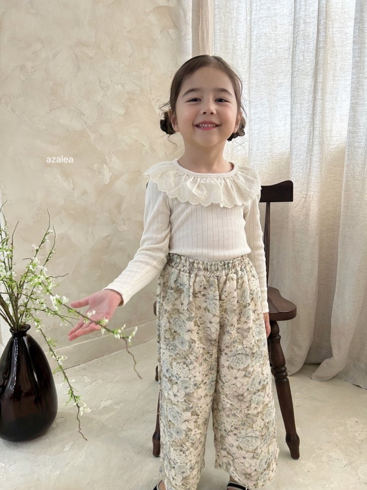 Azalea - Korean Children Fashion - #fashionkids - Love Eyelet Tee - 7