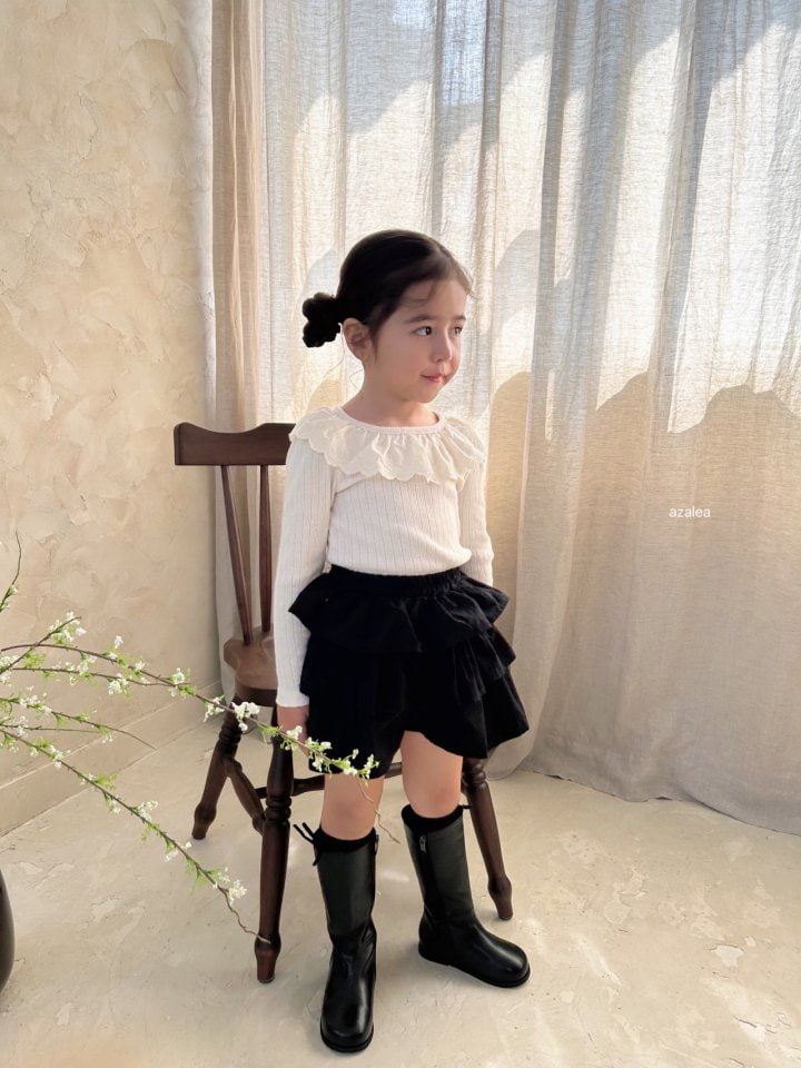 Azalea - Korean Children Fashion - #kidsstore - Love Eyelet Tee - 9