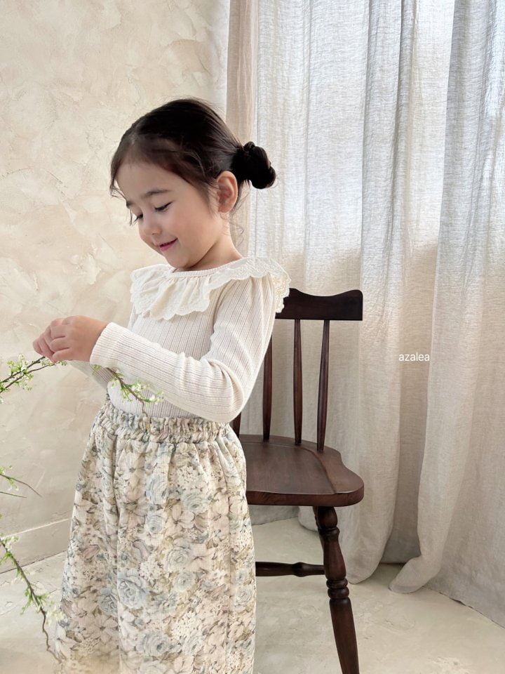 Azalea - Korean Children Fashion - #minifashionista - Cotton Flower Pants - 3