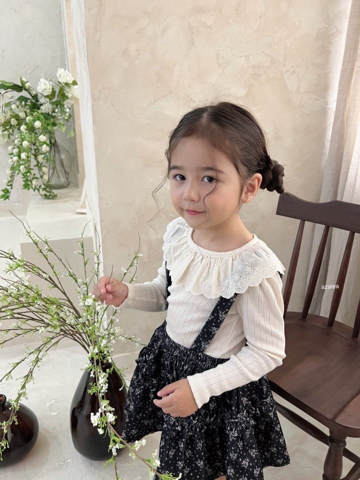 Azalea - Korean Children Fashion - #minifashionista - Olive Suspender Skirt - 6