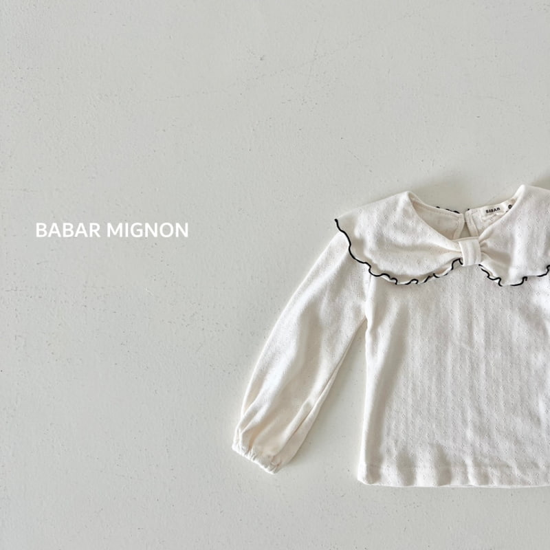 Babar Mignon - Korean Children Fashion - #Kfashion4kids - Big Ribbon Tee - 5