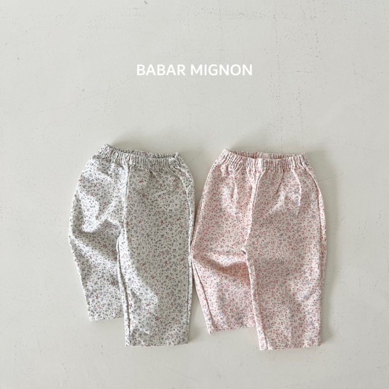 Babar Mignon - Korean Children Fashion - #Kfashion4kids - Flower Baggy Pants - 12