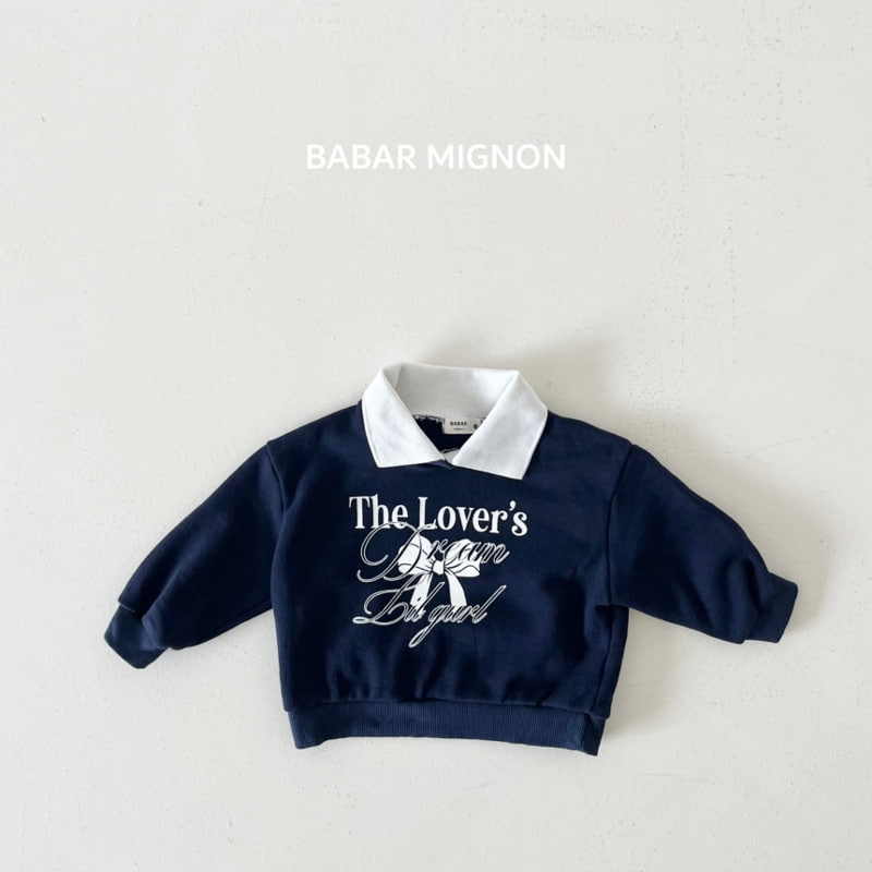 Babar Mignon - Korean Children Fashion - #Kfashion4kids - Ribbon Collar Sweatshirts - 7