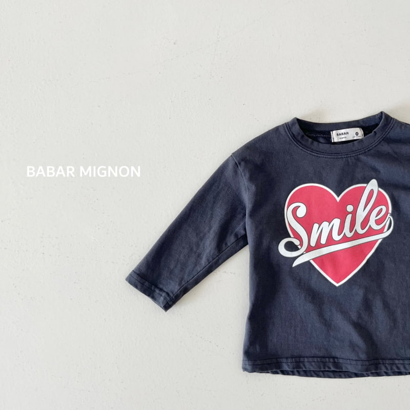 Babar Mignon - Korean Children Fashion - #childofig - Smile Heart Tee - 6