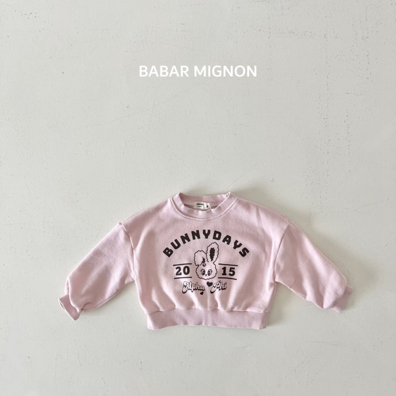 Babar Mignon - Korean Children Fashion - #childofig - Bunny Crop Sweatshirts - 5