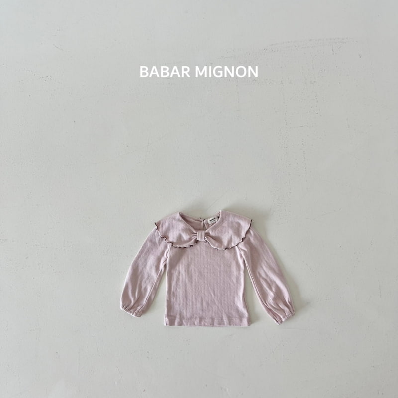 Babar Mignon - Korean Children Fashion - #childrensboutique - Big Ribbon Tee - 12