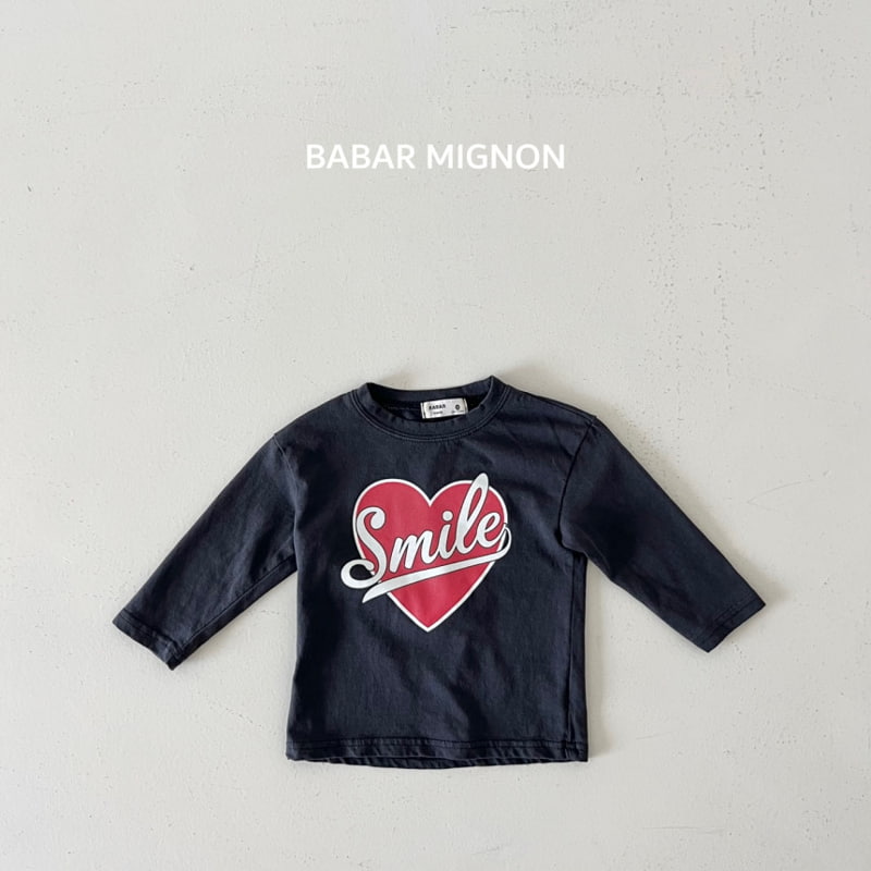 Babar Mignon - Korean Children Fashion - #designkidswear - Smile Heart Tee - 8