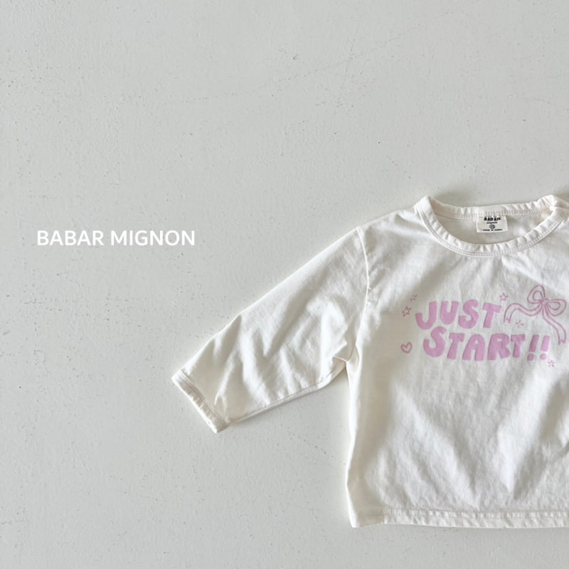 Babar Mignon - Korean Children Fashion - #designkidswear - Long Piping Tee - 3