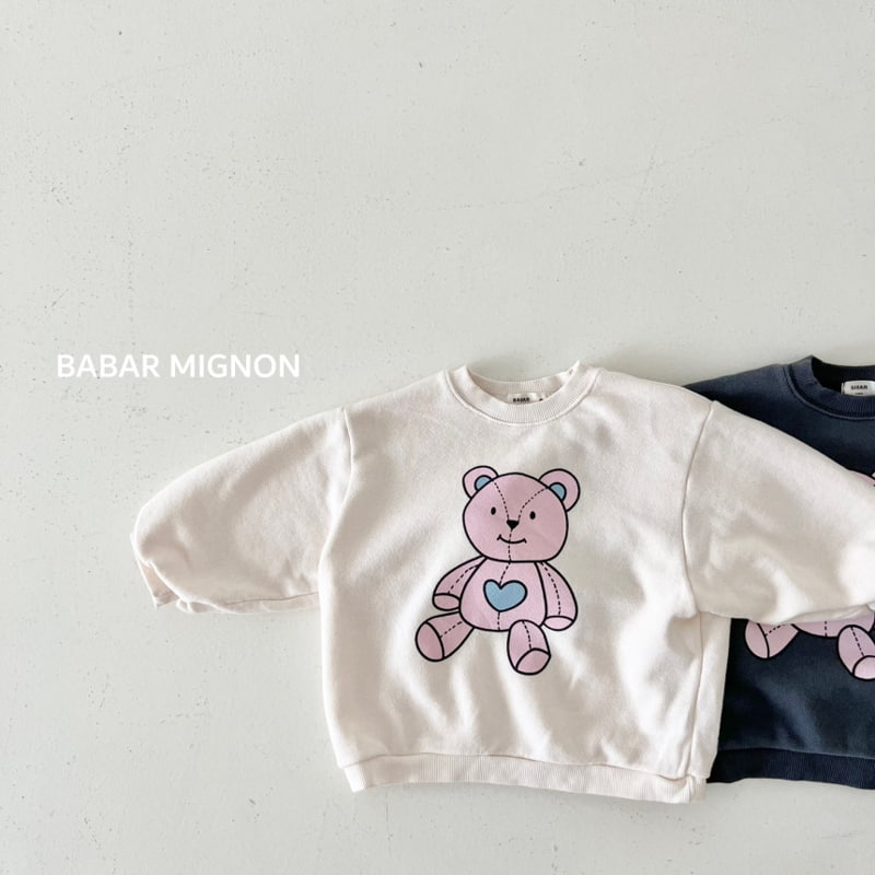 Babar Mignon - Korean Children Fashion - #discoveringself - Bear Doll Sweatshirts - 10