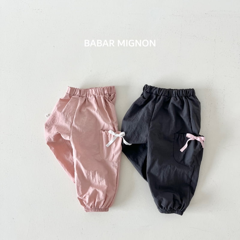 Babar Mignon - Korean Children Fashion - #discoveringself - Strap Point Jogger Pants