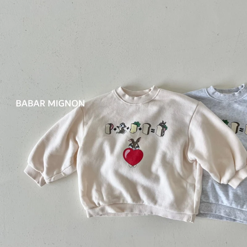 Babar Mignon - Korean Children Fashion - #discoveringself - Toast Rabbit Sweatshirts - 12