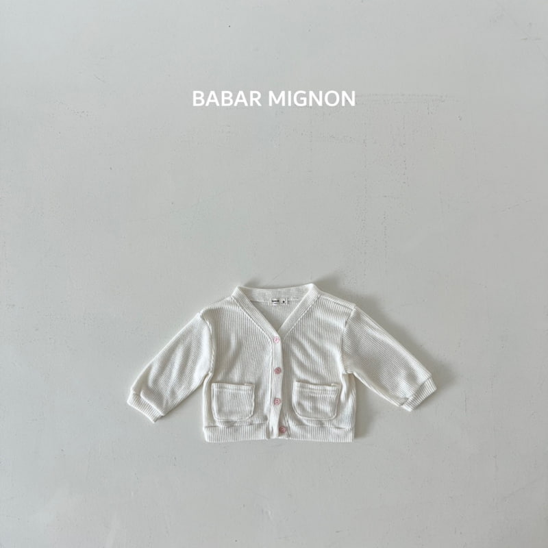 Babar Mignon - Korean Children Fashion - #discoveringself - Point Cardigan - 3