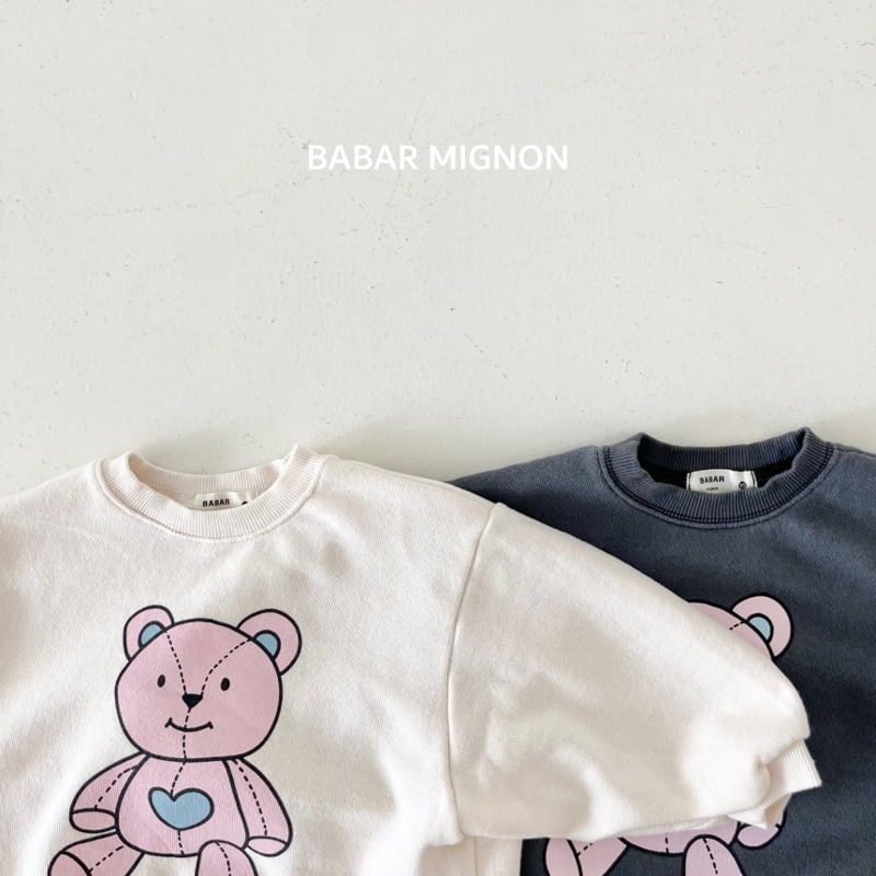 Babar Mignon - Korean Children Fashion - #fashionkids - Bear Doll Sweatshirts - 11