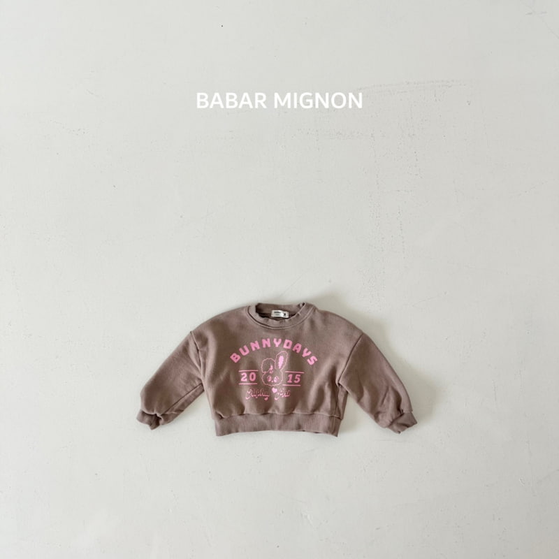 Babar Mignon - Korean Children Fashion - #fashionkids - Bunny Crop Sweatshirts - 9