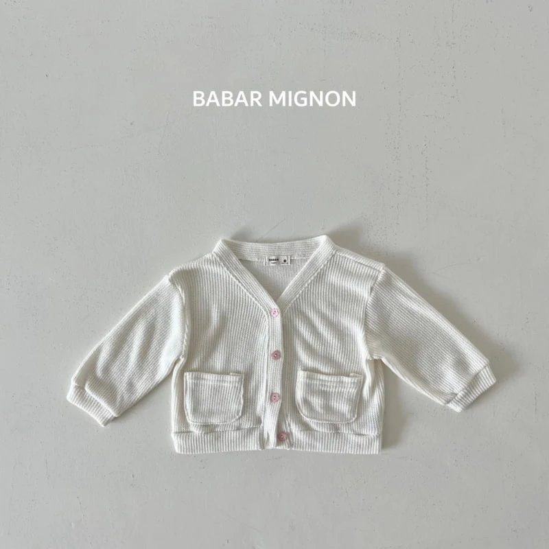 Babar Mignon - Korean Children Fashion - #kidsshorts - Point Cardigan - 5