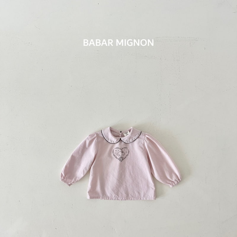 Babar Mignon - Korean Children Fashion - #kidzfashiontrend - Heart Bear Blouse - 12