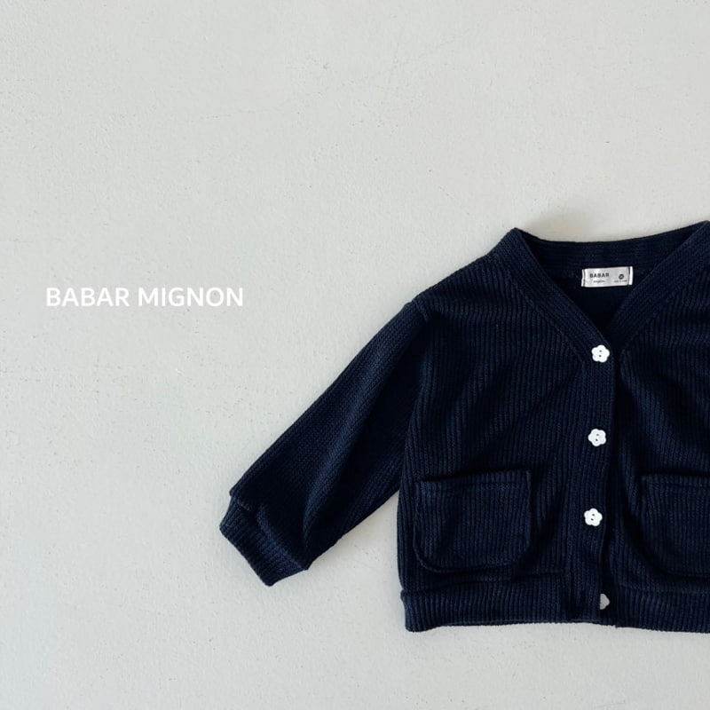 Babar Mignon - Korean Children Fashion - #kidzfashiontrend - Point Cardigan - 7