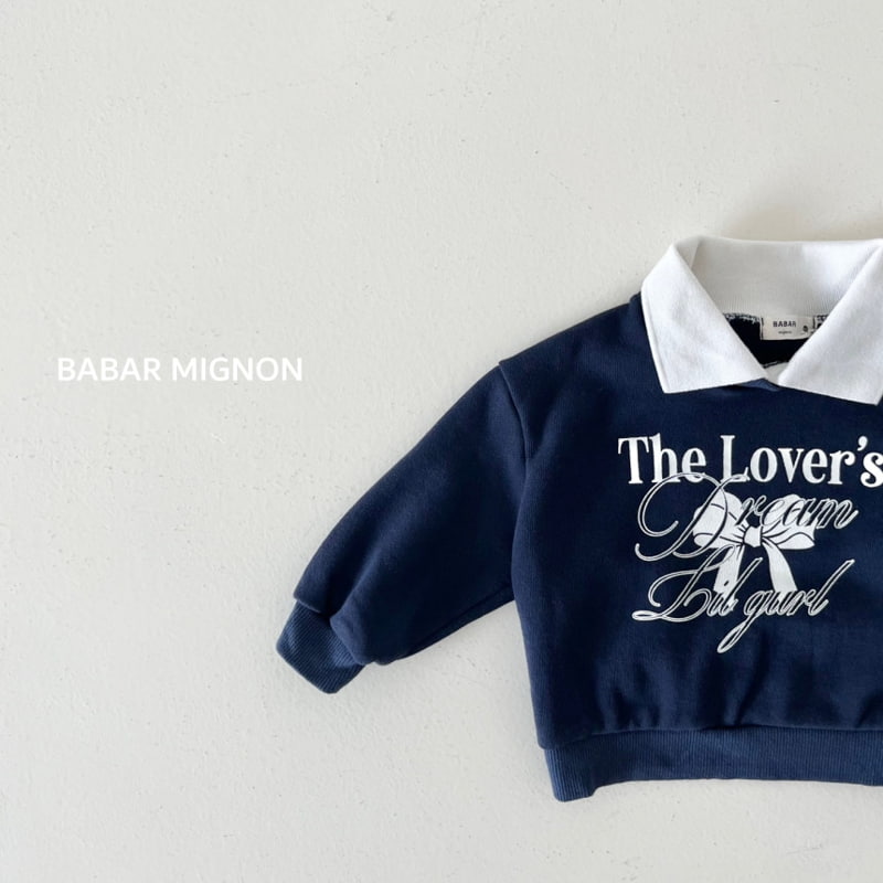 Babar Mignon - Korean Children Fashion - #kidzfashiontrend - Ribbon Collar Sweatshirts - 6