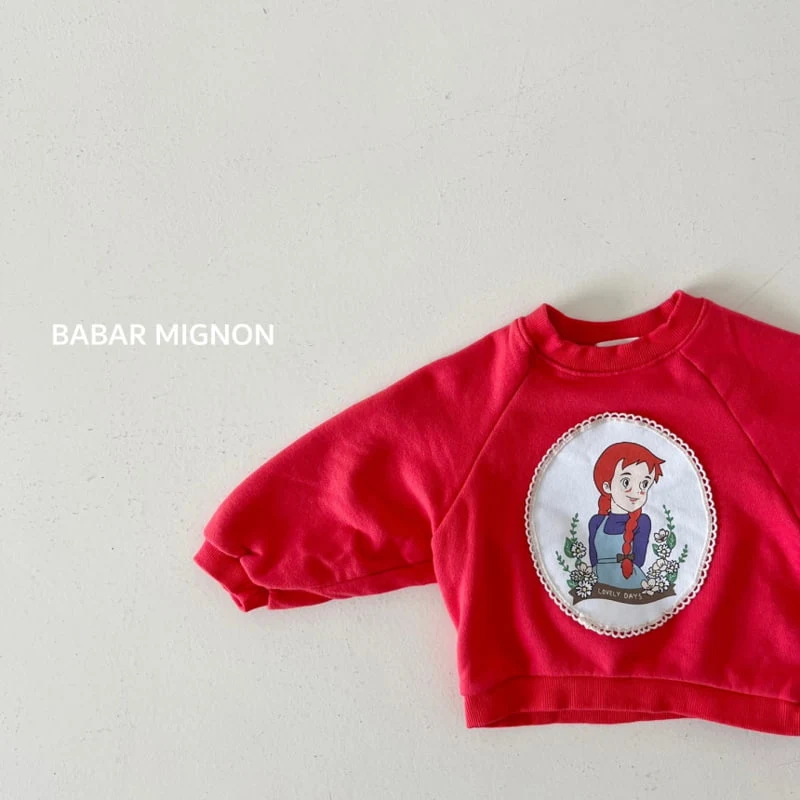 Babar Mignon - Korean Children Fashion - #littlefashionista - Lace Anne Sweatshirts - 5