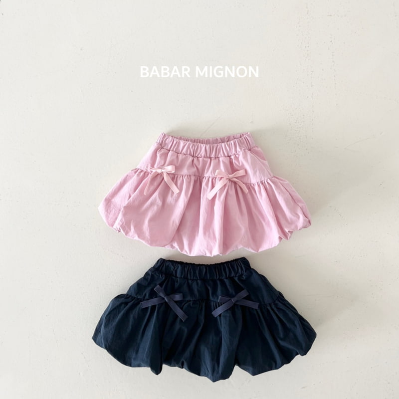 Babar Mignon - Korean Children Fashion - #littlefashionista - Pumpkin Ribbon Skirt