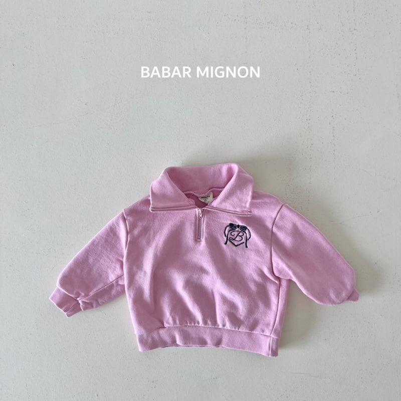 Babar Mignon - Korean Children Fashion - #littlefashionista - Logo Heart Zip-up - 7