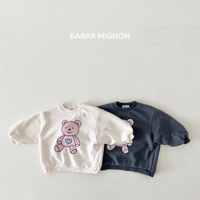 Babar Mignon - Korean Children Fashion - #magicofchildhood - Bear Doll Sweatshirts