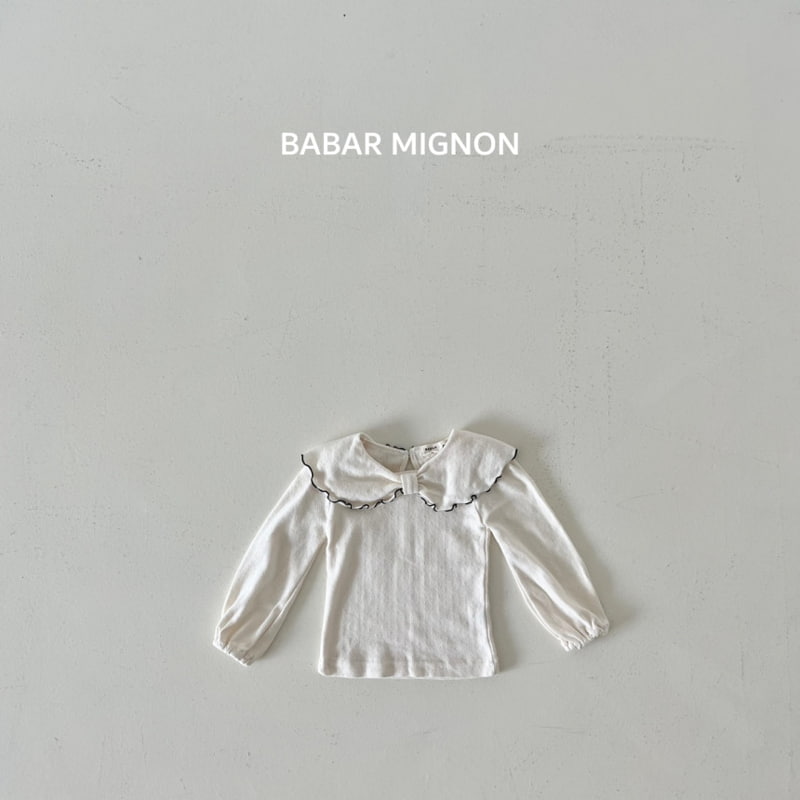 Babar Mignon - Korean Children Fashion - #magicofchildhood - Big Ribbon Tee - 7