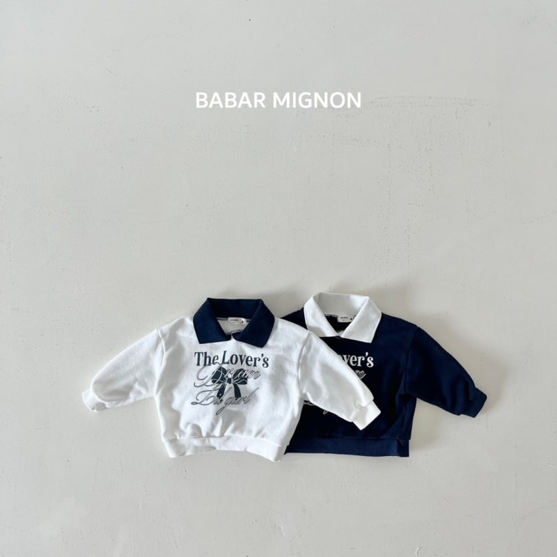 Babar Mignon - Korean Children Fashion - #magicofchildhood - Ribbon Collar Sweatshirts - 9