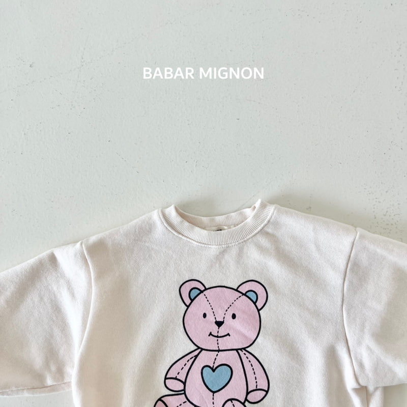 Babar Mignon - Korean Children Fashion - #minifashionista - Bear Doll Sweatshirts - 2