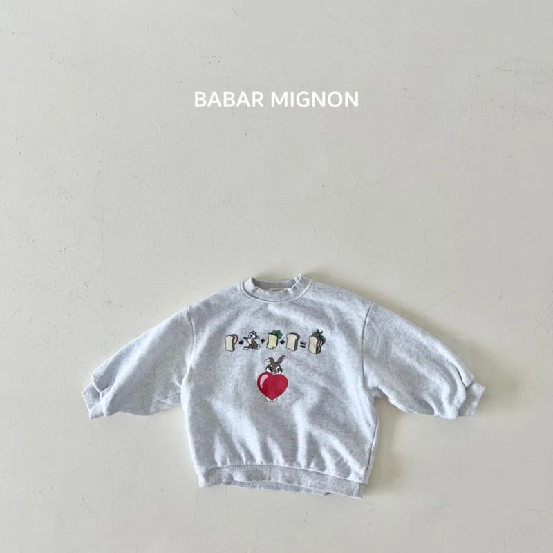 Babar Mignon - Korean Children Fashion - #minifashionista - Toast Rabbit Sweatshirts - 6