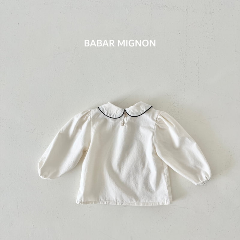 Babar Mignon - Korean Children Fashion - #minifashionista - Heart Bear Blouse - 2