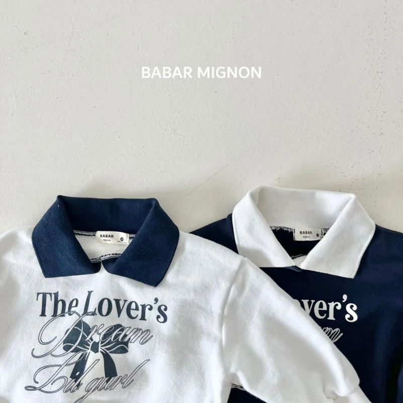 Babar Mignon - Korean Children Fashion - #minifashionista - Ribbon Collar Sweatshirts - 10