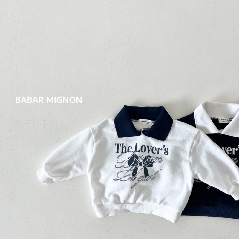 Babar Mignon - Korean Children Fashion - #prettylittlegirls - Ribbon Collar Sweatshirts - 11