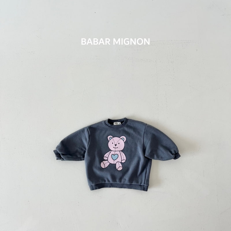 Babar Mignon - Korean Children Fashion - #stylishchildhood - Bear Doll Sweatshirts - 6