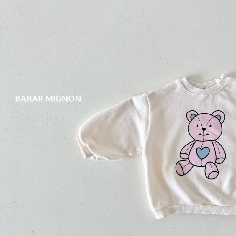 Babar Mignon - Korean Children Fashion - #prettylittlegirls - Bear Doll Sweatshirts - 4