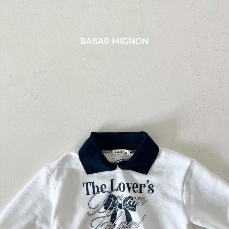 Babar Mignon - Korean Children Fashion - #todddlerfashion - Ribbon Collar Sweatshirts - 12