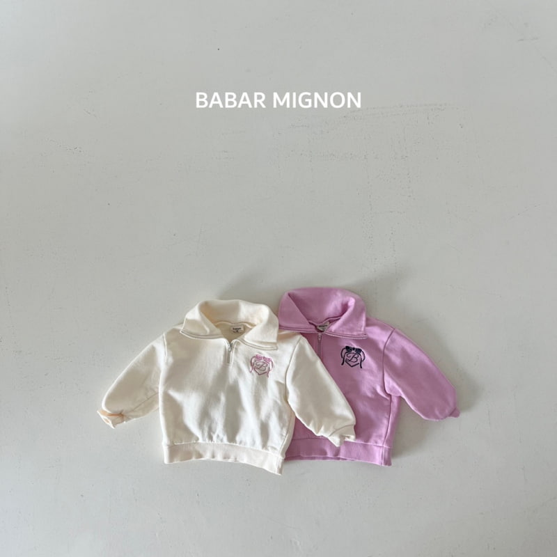 Babar Mignon - Korean Children Fashion - #todddlerfashion - Logo Heart Zip-up - 11