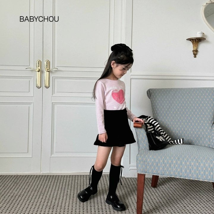 Babychou - Korean Children Fashion - #Kfashion4kids - Twinkle Heart Tee - 5