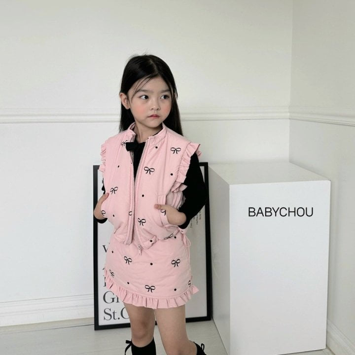 Babychou - Korean Children Fashion - #childofig - Ribbon Bonding Skirt - 11